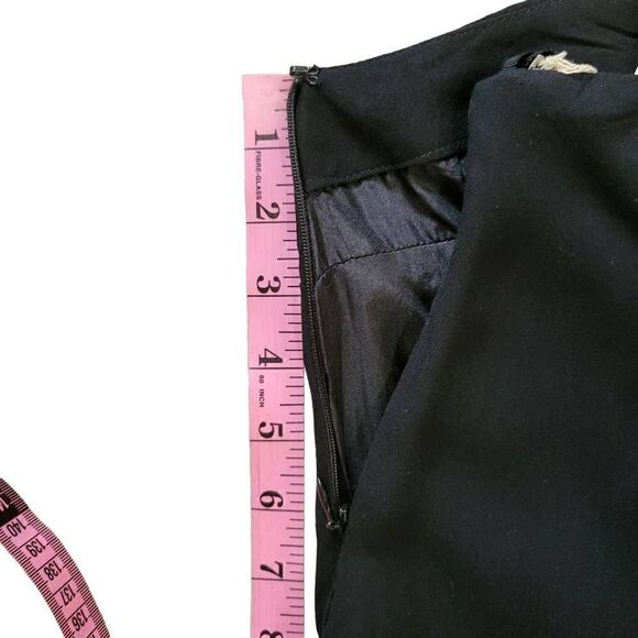 A.L.C. One Shoulder Viscose Dress Black sz XS - Picture 6 of 10